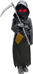 longpo Halloween Costumes for Boys Grim Reaper Costume Kids Set Scary Ghost Cosplay Outfit Halloween Party Favors Gifts